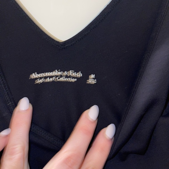 ABERCROMBIE & FITCH BLACK BODYSUIT - Picture 3 of 3